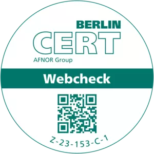 Pentest_Webcheck_Berlin Cert_Zertifikat